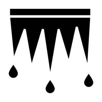 Icicle Vector Icon Design Illustration Stock Illustration