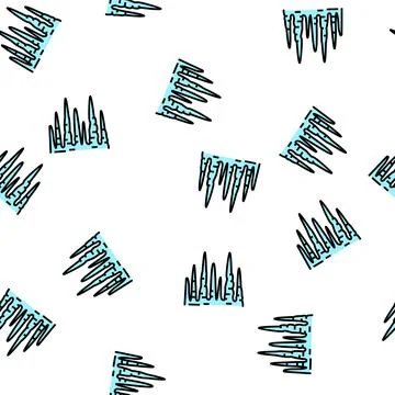 Icicle winter vector seamless pattern 스톡 일러스트