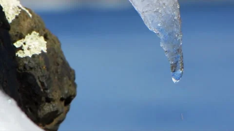Icicles 3 P Stock Footage 7138415