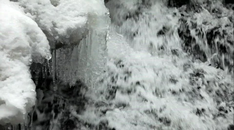 Icicles and water 스톡 동영상 706134