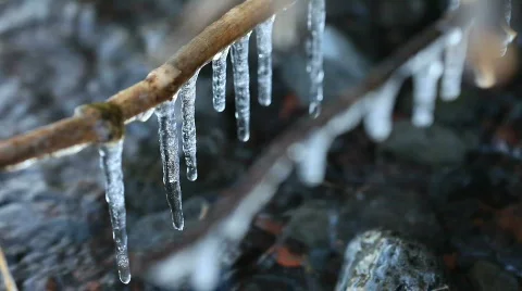 Icicles 스톡 동영상 875019