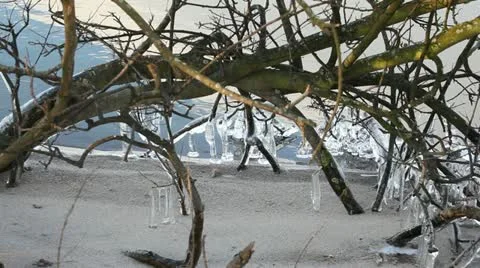 Icicles Video stock 21466375