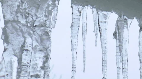The Icicles Stock Footage 46616034