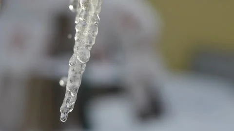 Icicles Stock Footage 87557358