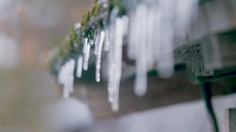Icicles Stock Footage 297458703