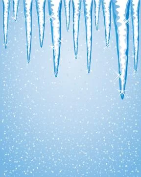 Icicles Stock Illustration