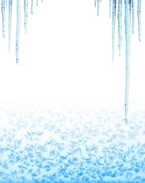 Icicles Stock Illustration