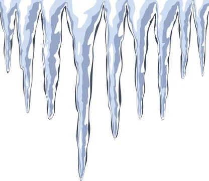 Icicles Stock Illustration