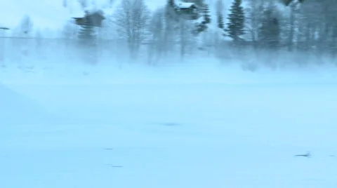 Icicles pan Stock Footage 303342