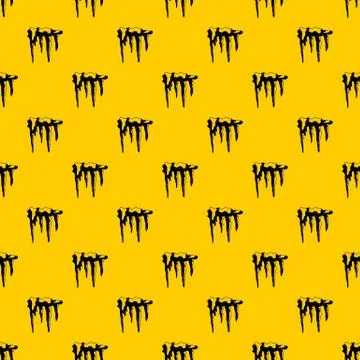 Icicles pattern Stock Illustration