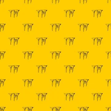 Icicles pattern vector 스톡 일러스트
