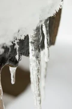 Icicles Foto stock