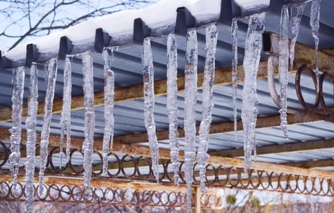 Icicles Stock Photos