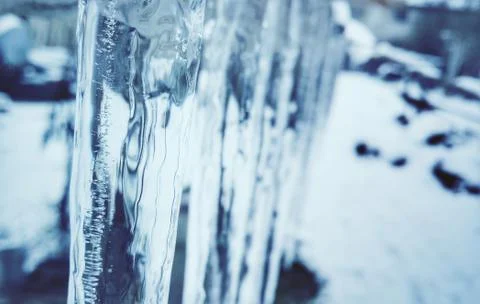 Icicles Foto stock