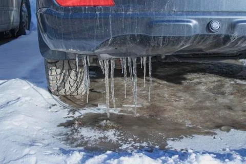 Icicles. Stock Photos