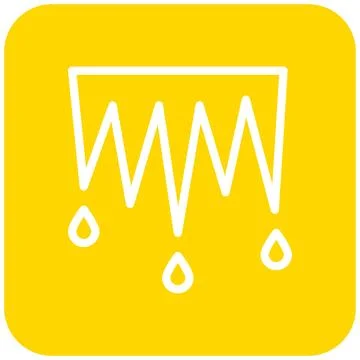 Icicles Vector Icon Design Illustration Stock Illustration