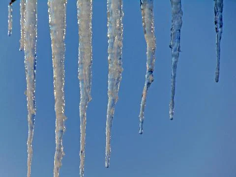 Icicles in the winter - Baia Mare Photos