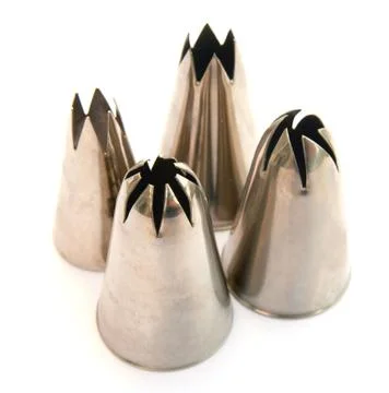 Icing decorating tips Stock Photos