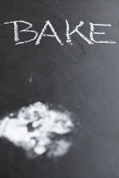 Icing sugar background Foto stock