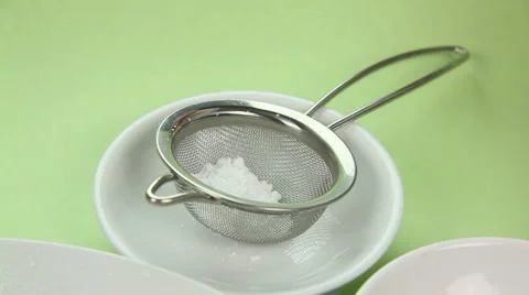 Icing Sugar On Tart 스톡 동영상 3143960