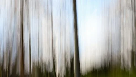 ICM-intentional camera movement technique Stock Photos