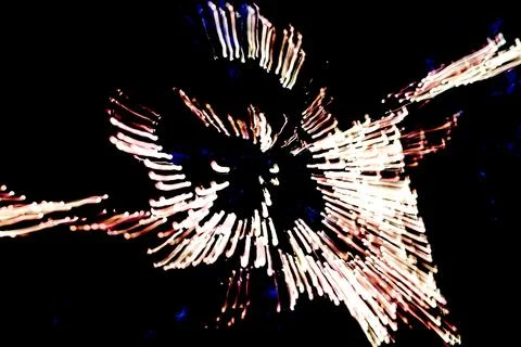 ICM of lights. Stock Photos