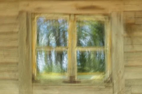 ICM of window. Stock Photos