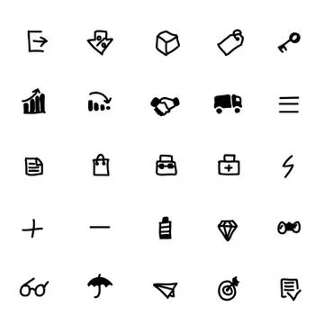 Icon 3 Ilustração Stock