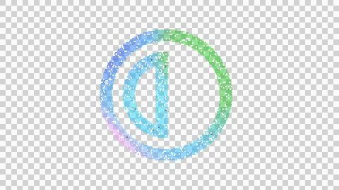 Icon Adjust is made up of LED square shapes. There are bright diodes and there Illustrazione stock