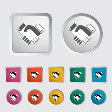 Icon agreement. Stock Illustration