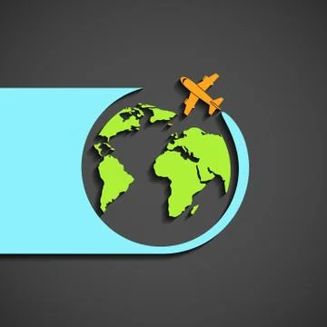 Icon an airplane Stock-Illustration