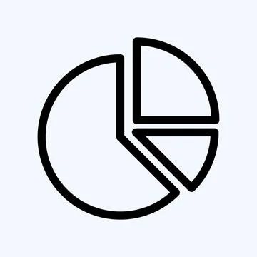 Icon Analytics. suitable for Startup symbol. line style. simple design editab Stock Illustration