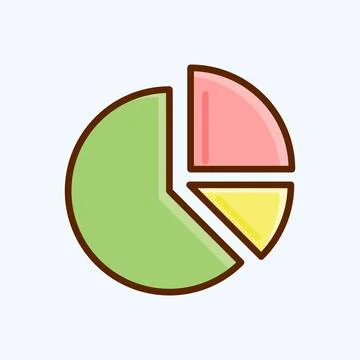 Icon Analytics. suitable for Startup symbol. flat style. simple design editab Stock Illustration