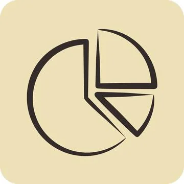 Icon Analytics. suitable for Startup symbol. hand drawn style. simple desig.. Stock Illustration