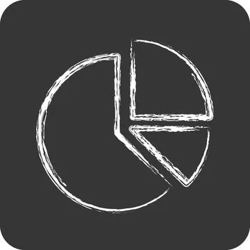 Icon Analytics. suitable for Startup symbol. chalk Style. simple design edi.. Stock Illustration