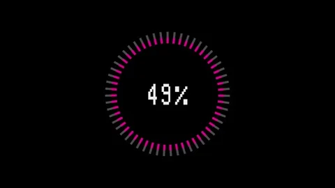 Icon Animation on Black Background. 4K Video. Stockbeeldmateriaal 336977601