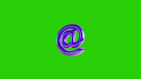 At icon animation on green screen 库存影片 333561473
