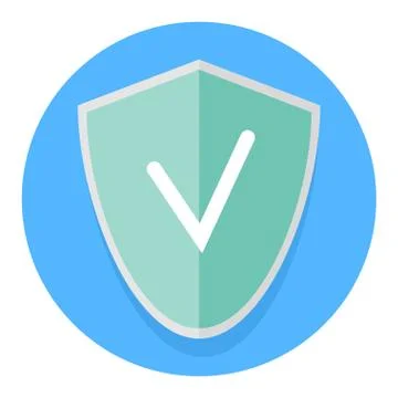 Icon antivirus application Stock Illustration