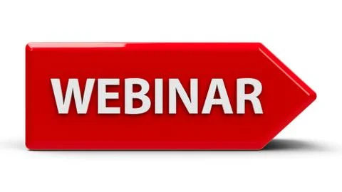 Icon arrow webinar Stock Illustration