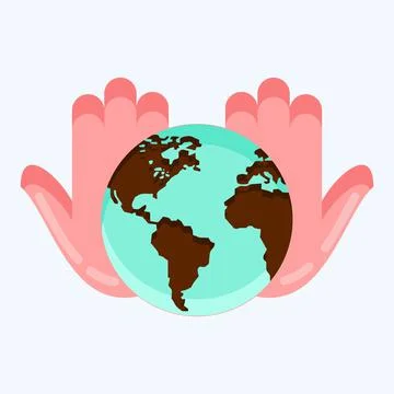 Icon Artificial Noosphere. suitable for education symbol. flat style. simple  イラスト素材