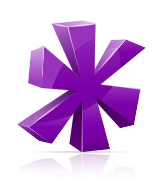Icon asterisk mark sign graphic elements for design vector illustration 스톡 일러스트