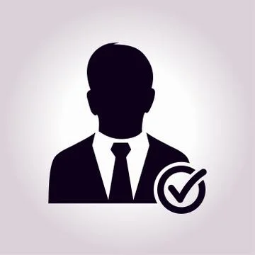 Icon of avatar Stock Illustration