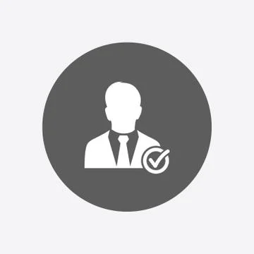 Icon of avatar. Stock Illustration