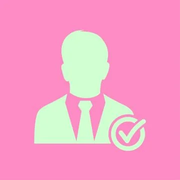 Icon of avatar. Stock Illustration