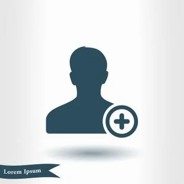 Icon of avatar. Stock Illustration