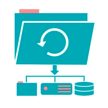 Icon Backup Day Stock Illustration
