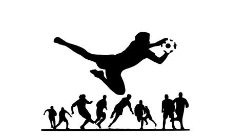Icon ball goal vector Stock Illustration