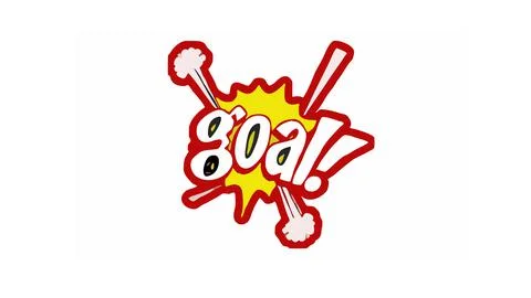 Icon ball goal vector Illustrazione stock