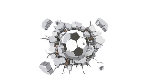 Icon ball goal vector Stock Illustration