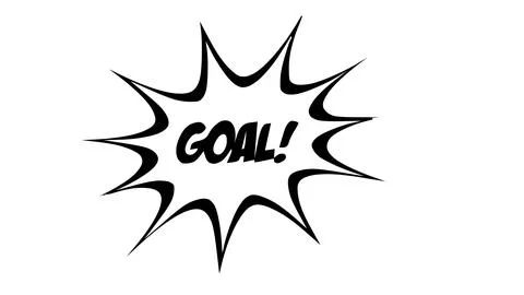 Icon ball goal vector Stock Illustration